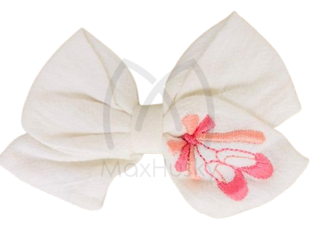 White Ribbon Clip